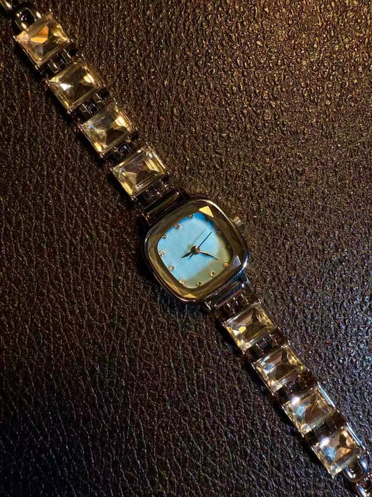 Vintage古着 Crystal Watch キラキラ腕時計