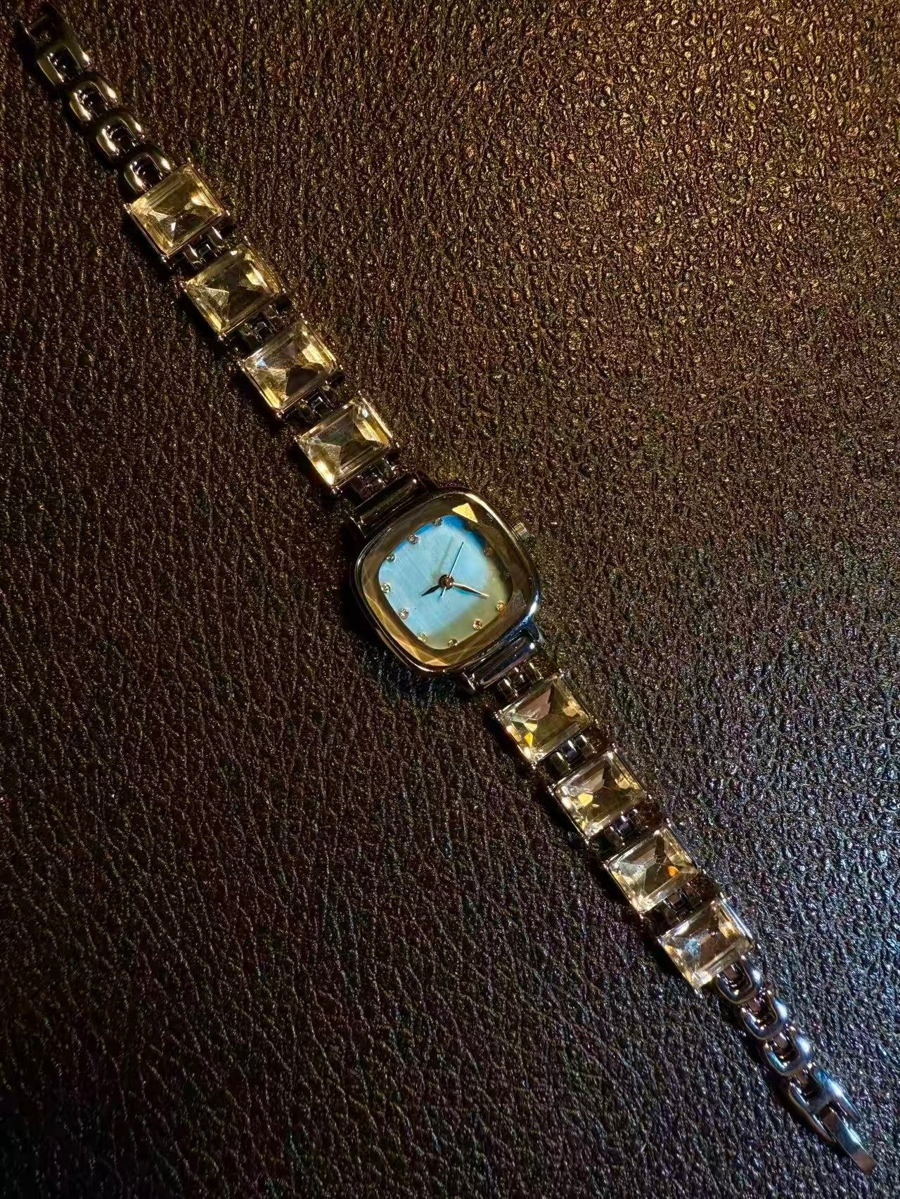 Vintage古着 Crystal Watch キラキラ腕時計