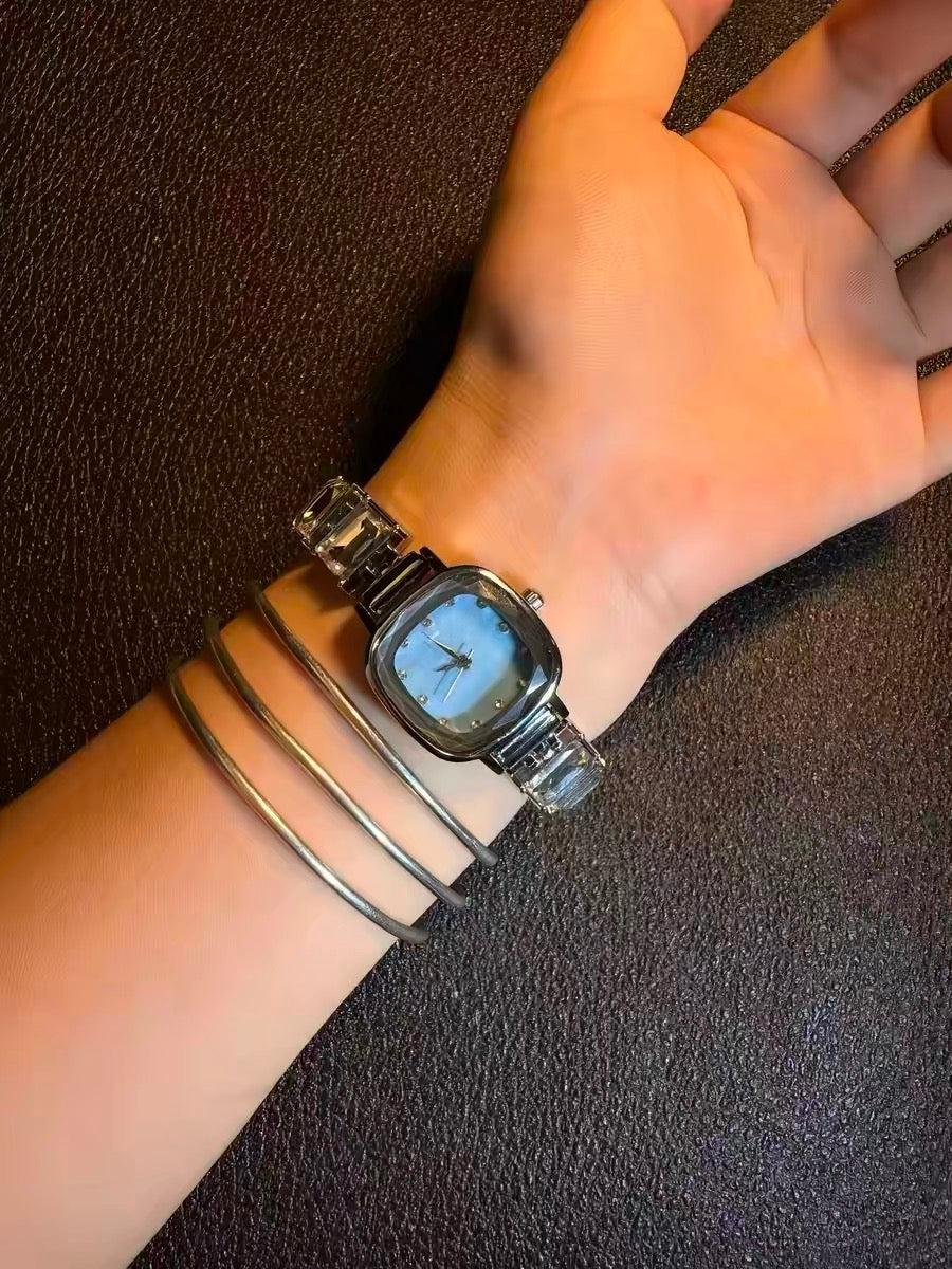 Vintage古着 Crystal Watch キラキラ腕時計