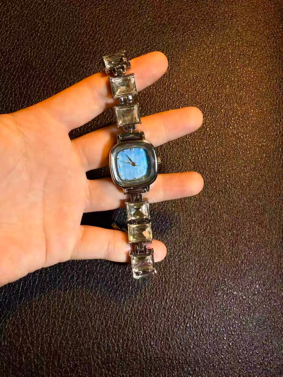Vintage古着 Crystal Watch キラキラ腕時計