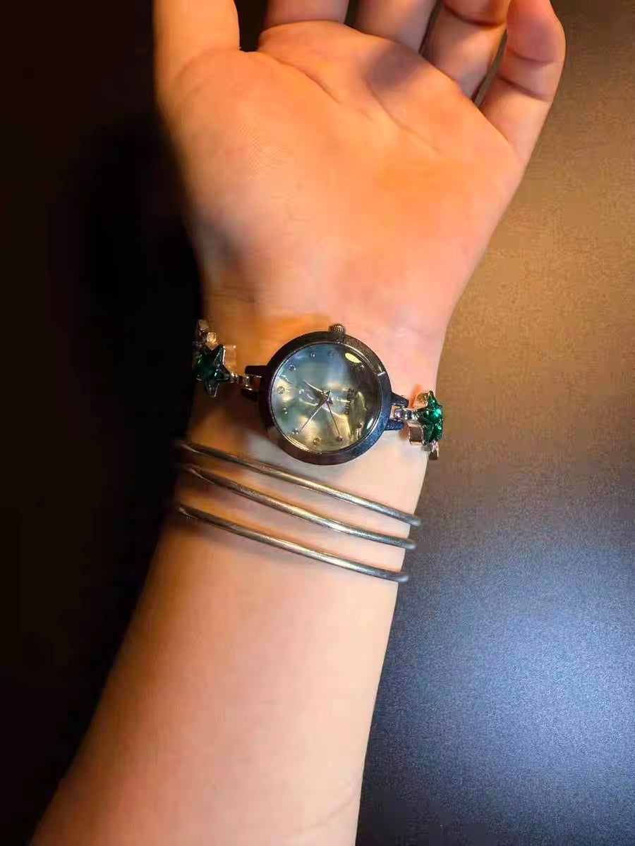 ヴィンテージ古着風 Starlight Watch 星ブレスレットウォッチ