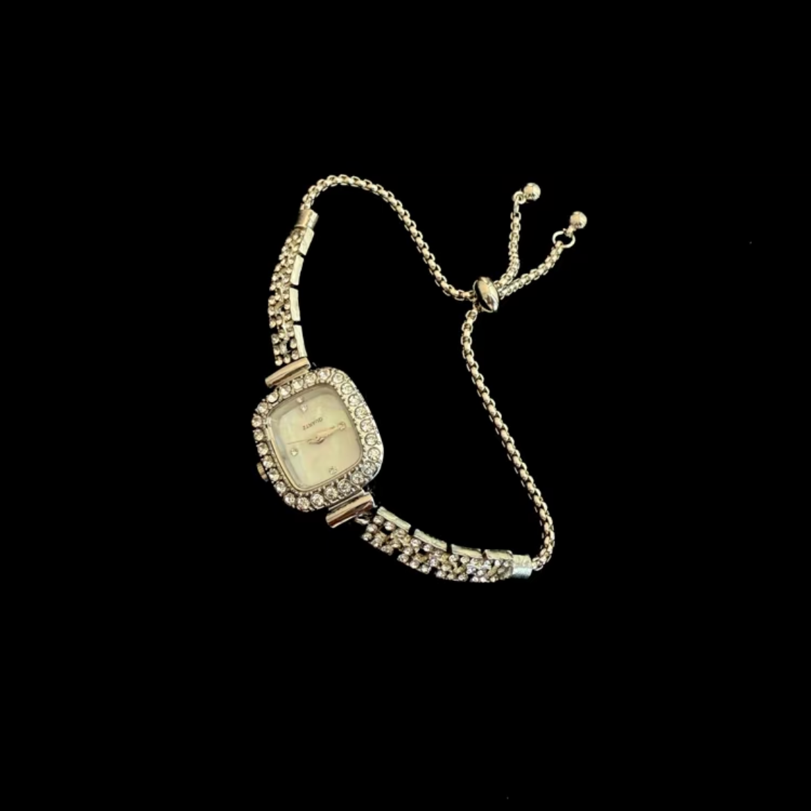 Vintage 古着 style【diamond】チェーンブレスレット