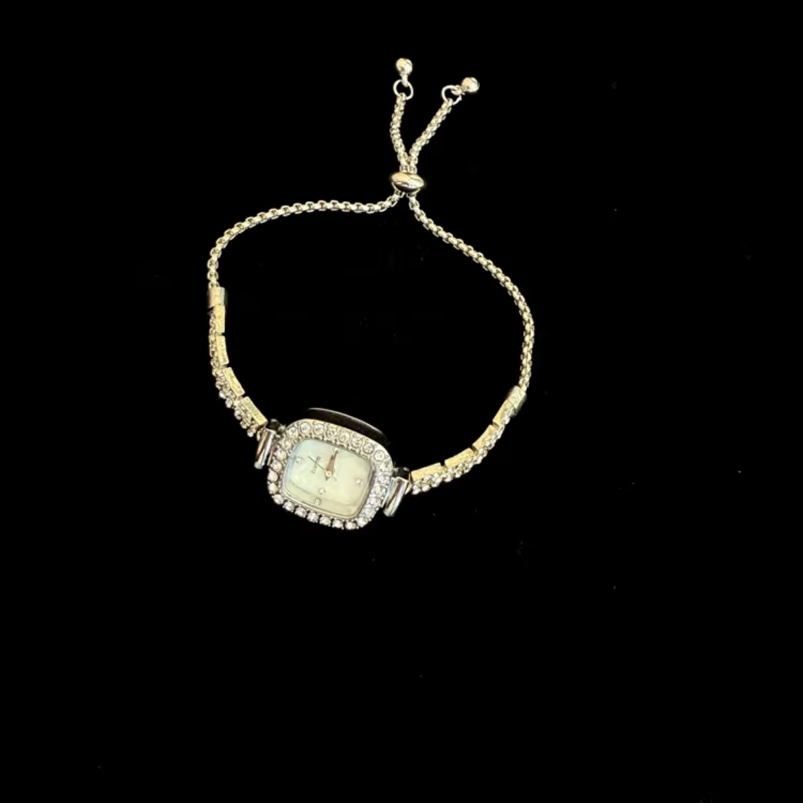 Vintage 古着 style【diamond】チェーンブレスレット