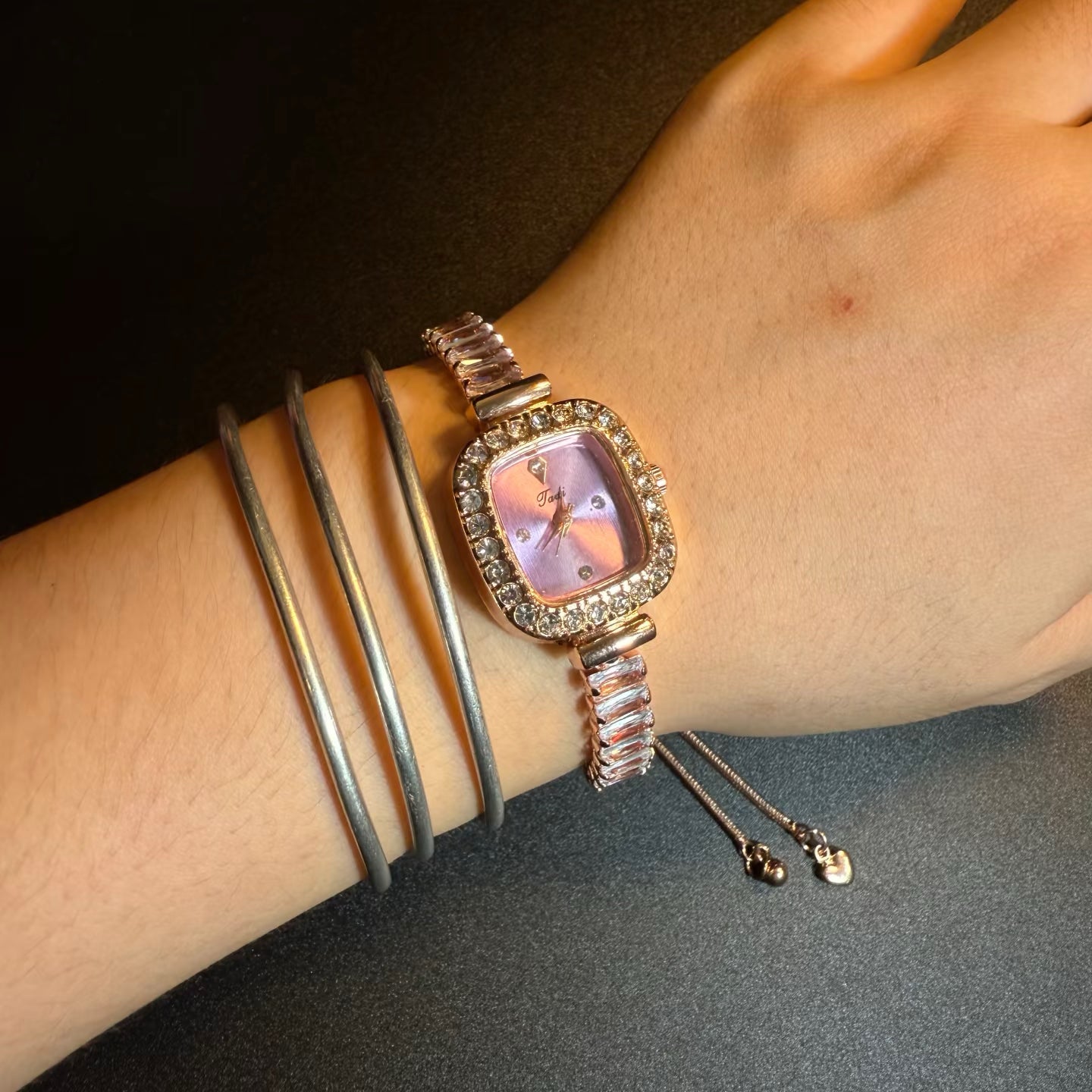Vintage古着 Purple Sugar Cube Watch｜パープルシュガーキューブ腕時計