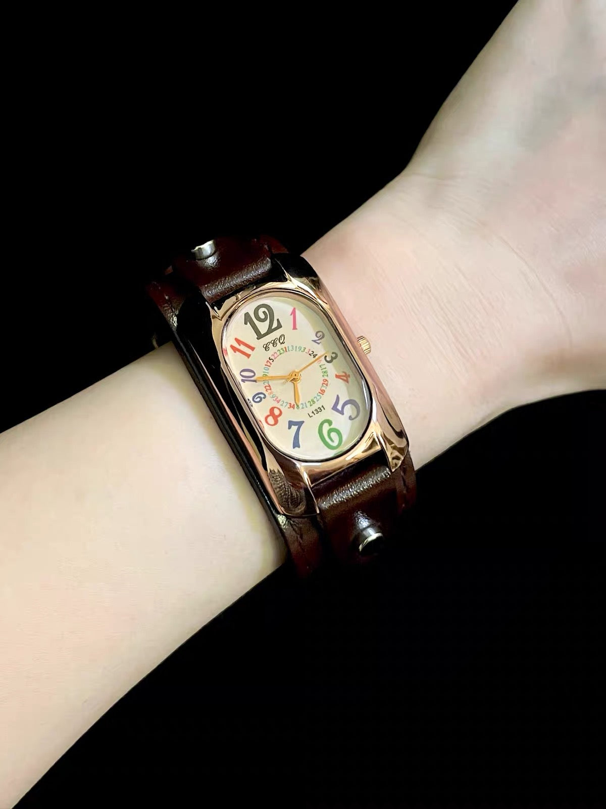 ヴィンテージ古着スタイル【Eyes Holding Time｜時を見つめる瞳】ウォッチ