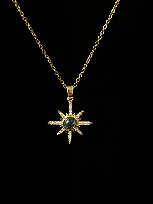 Vintage 古着｜蒼月の星芒・ネックレス