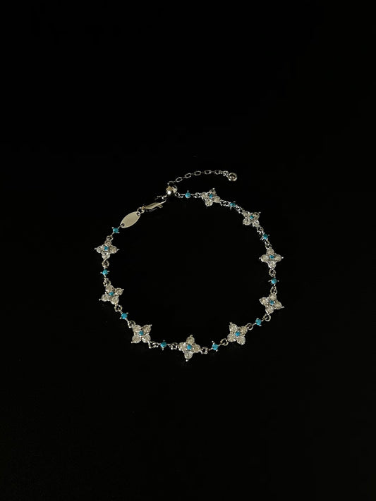 Vintage 古着｜瑠璃青の花序・ブレスレット