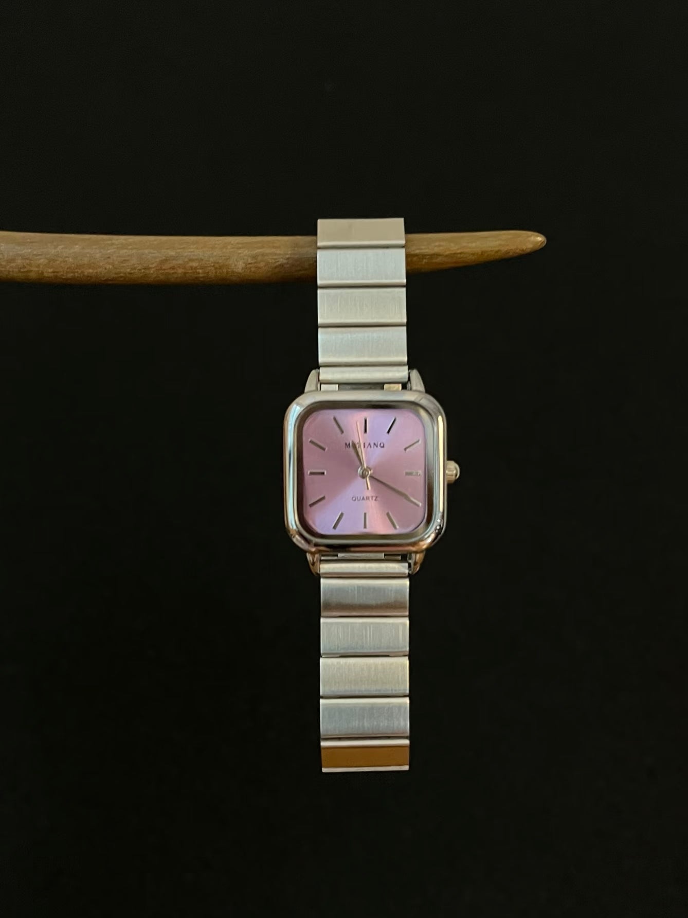 Vintage 古着｜Crepuscule 腕時計｜藤紫のスクエア