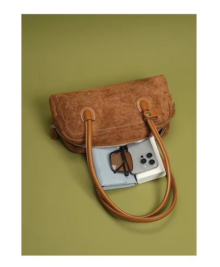 Vintage 高見えヴィンテージ風ショルダーバッグ｜5色