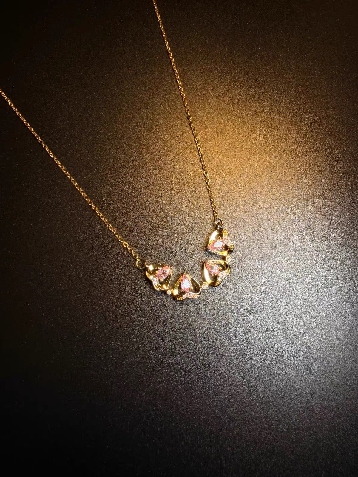 Vintage 古着「Rosy Charm」ヴィンテージネックレス