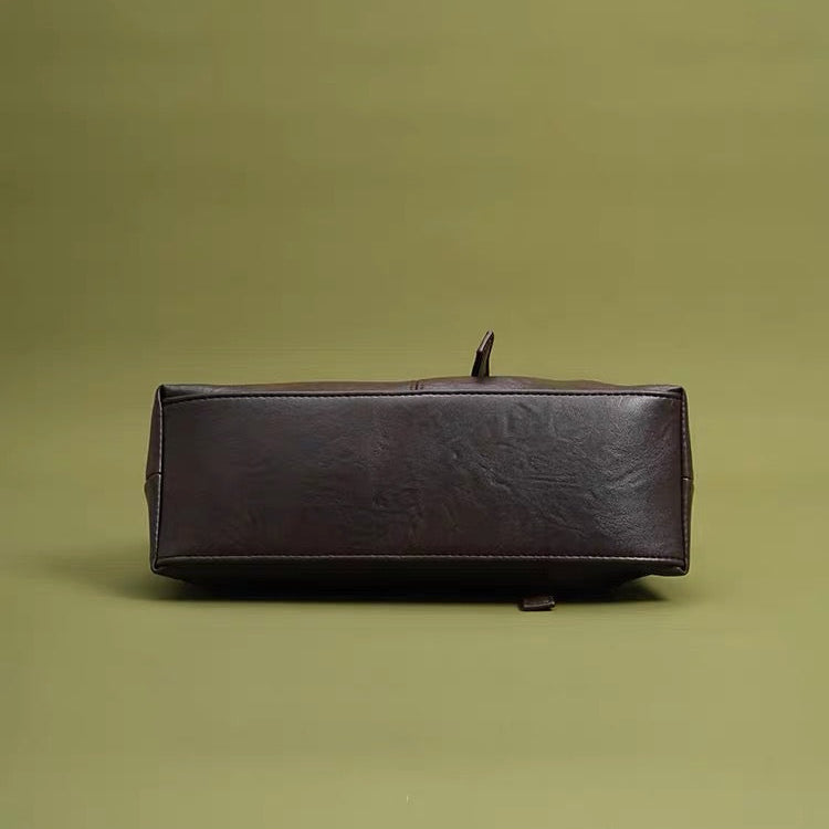 Vintage 古着 上質感レトロ 大容量ワンショルダーバッグ
