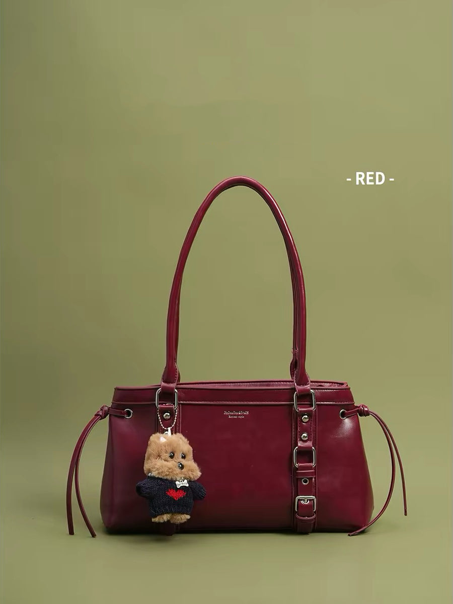 Vintage 古着 レトロ 大容量 こなれ感ワンショルダーバッグ