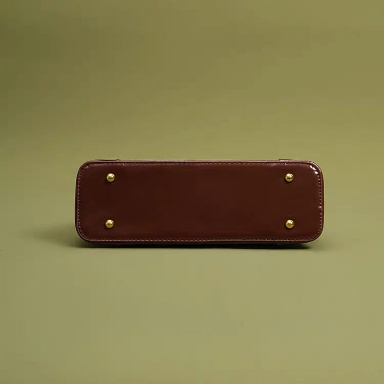 Vintage 古着 上質感レトロ 通勤ワンショルダーバッグ